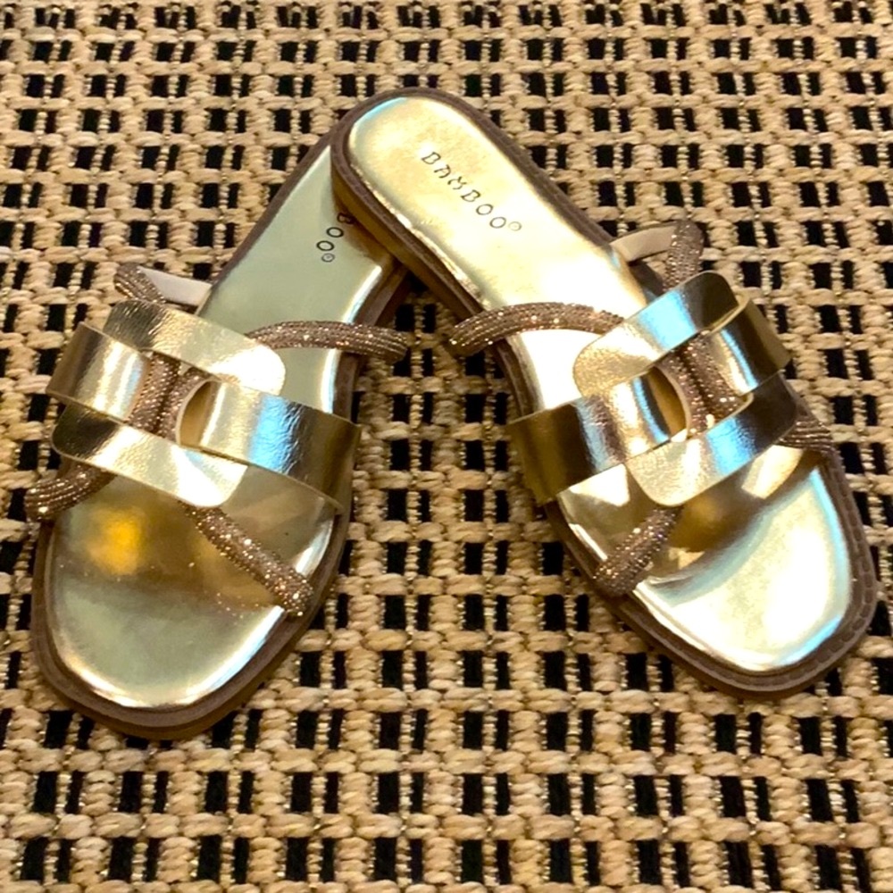 Gold sandals